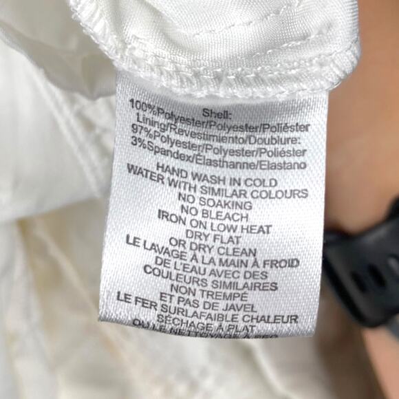 Ciebon Braylee White Eyelet Belted High Neck Dress SZ S - Picture 11 of 11